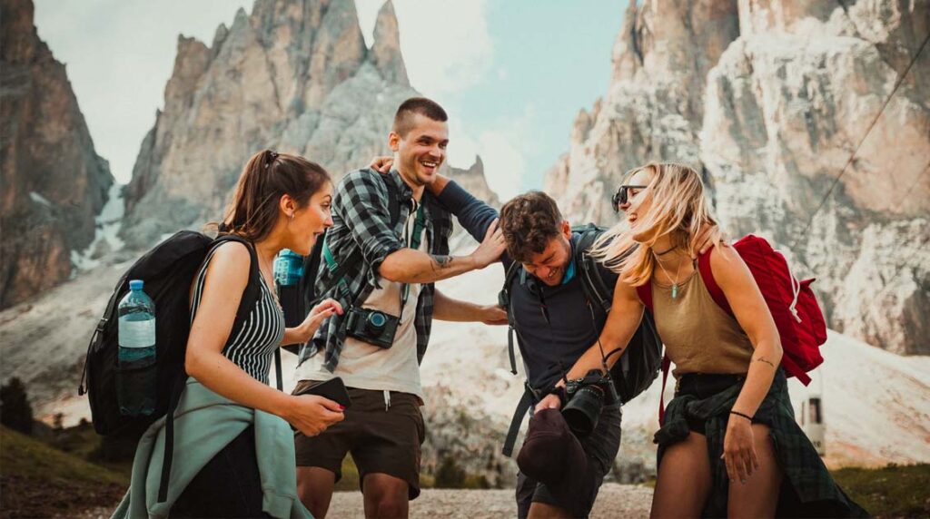 Group outdoors