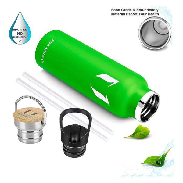 Stainless Steel Water Bottle - 500ml - Image 3
